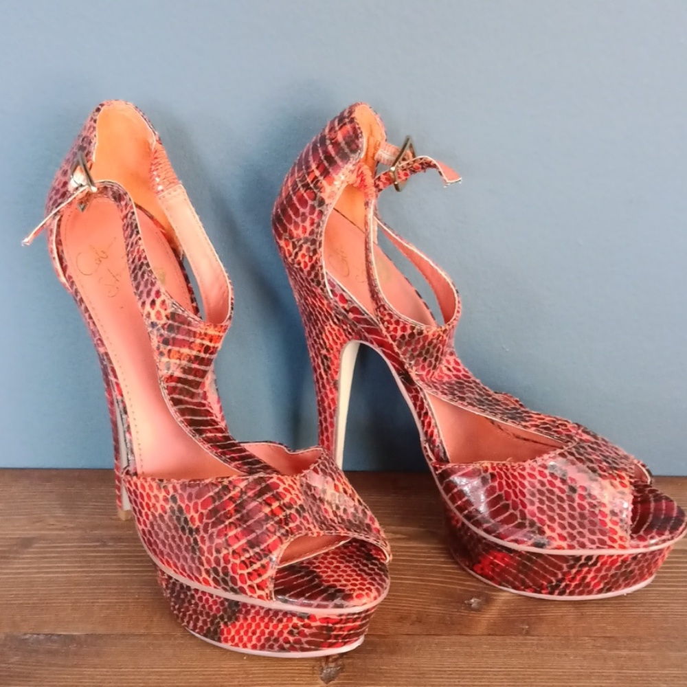 Colin Stuart  open toe platforms